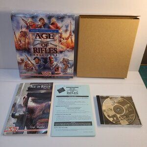 Age of Rifles 1846-1905 Wargame Construction Set III  DOS CD ROM PC 1996 Big Box